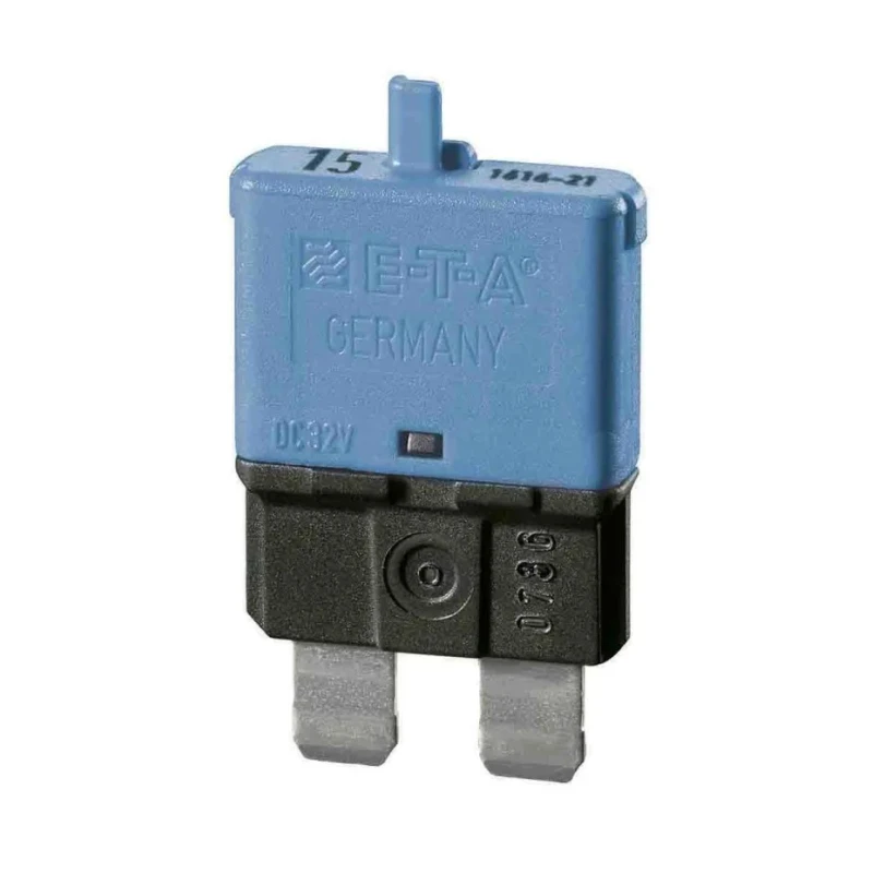 ETA 1616 Thermal Circuit Breaker 1-Pole, 15A Current Rating, 32 V DC 1616-21-15A