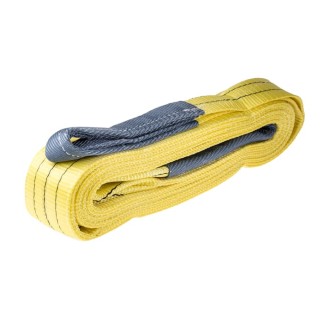 RS PRO 5 m Yellow Polyester Webbing Lifting Sling 3t Capacity 90mm Width 729-3026