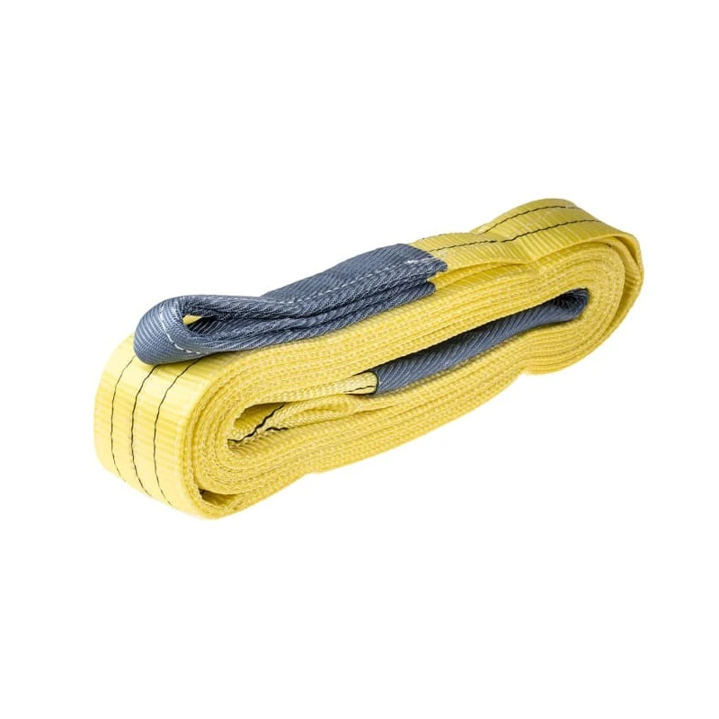 RS PRO 5 m Yellow Polyester Webbing Lifting Sling 3t Capacity 90mm Width 729-3026