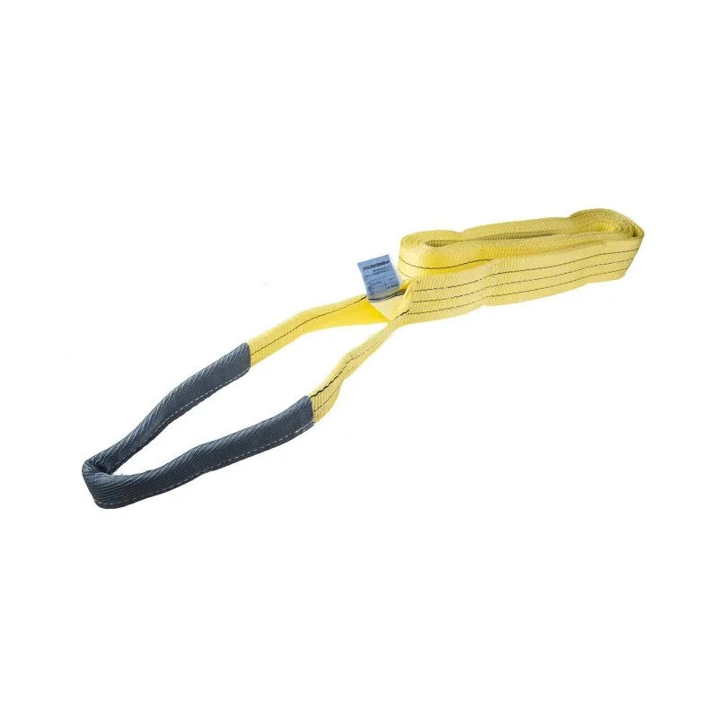 RS PRO 5 m Yellow Polyester Webbing Lifting Sling 3t Capacity 90mm Width 729-3026