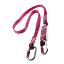 RS PRO 1.8 m Polyamide Fall Arrest Lanyard with Twist Lock Carabiner, Retractable, Single Leg 729-3101