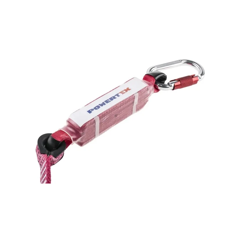 RS PRO 1.8 m Polyamide Fall Arrest Lanyard with Twist Lock Carabiner, Retractable, Single Leg 729-3101