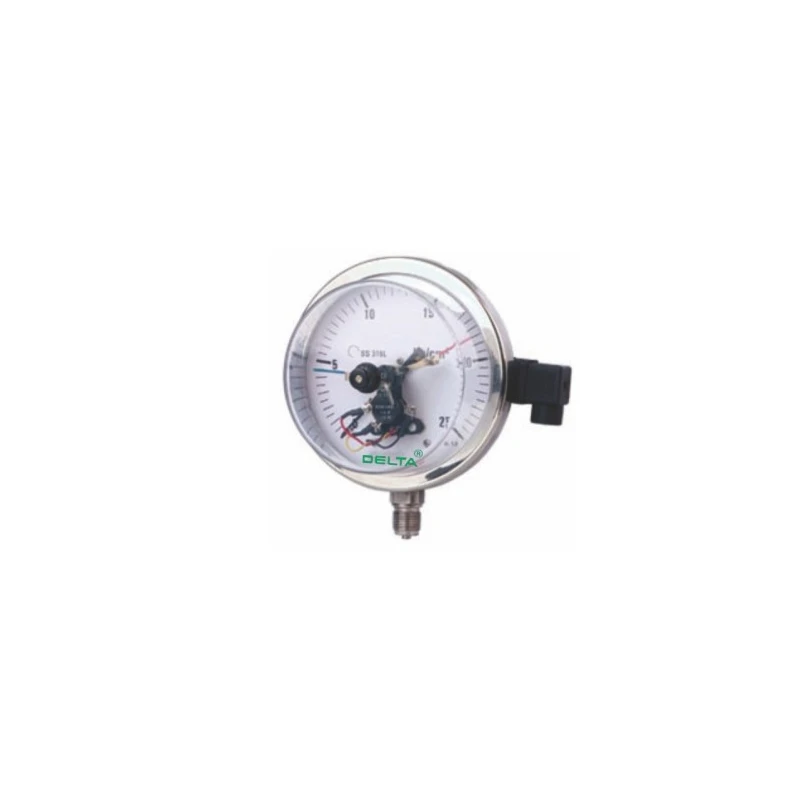 all-stainless-steel-industrial-pressure-gauge-with-electric-contact-7902