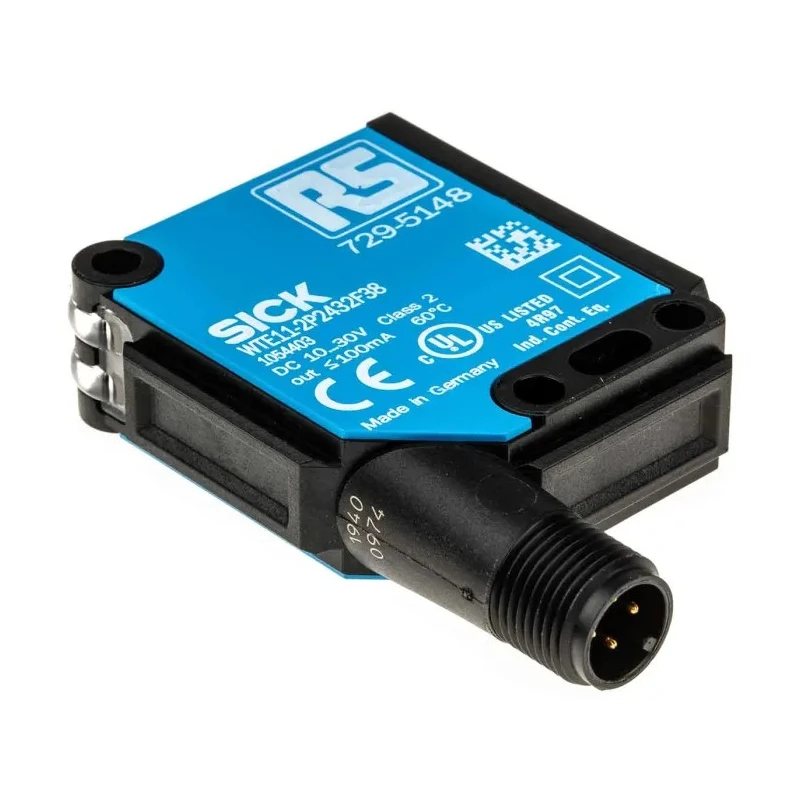 RS PRO Diffuse Photoelectric Sensor Block Sensor 40 mm to 1 m PNP Output IP67 729-5148