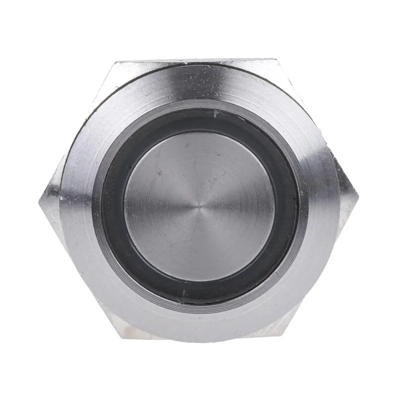 Bulgin Series Illuminated Push Button Switch, Momentary, Panel Mount, 19.2 mm Cutout, SPST, Green LED, IP66, 24 V dc MPI002