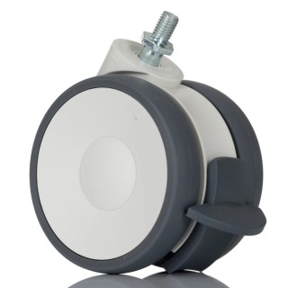 Tente Institutional Swivel Castor, Polyurethane Wheel, 100 mm Diameter, 100 kg Load Capacity, Ball Bearing Hub 00907638