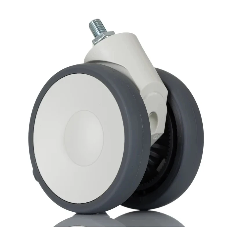 Tente Institutional Swivel Castor, Polyurethane Wheel, 100 mm Diameter, 100 kg Load Capacity, Ball Bearing Hub 00907638