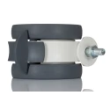 Tente Institutional Swivel Castor, Polyurethane Wheel, 100 mm Diameter, 100 kg Load Capacity, Ball Bearing Hub 00907638