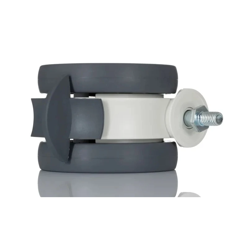 Tente Institutional Swivel Castor, Polyurethane Wheel, 100 mm Diameter, 100 kg Load Capacity, Ball Bearing Hub 00907638