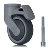 Tente Swivel Castor 100 kg Load Capacity 100 mm Thermoplastic Rubber Wheel 5377 PJP 100 P30-11 (Levina)