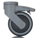 Tente Swivel Castor 100 kg Load Capacity 100 mm Thermoplastic Rubber Wheel 5377 PJP 100 P30-11 (Levina)