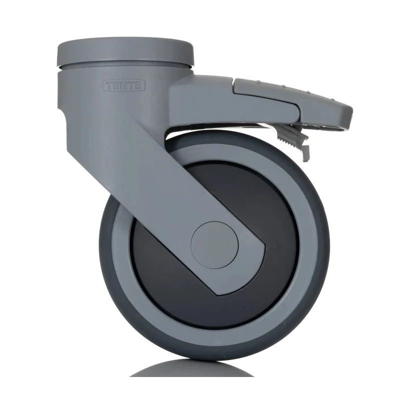 Tente Swivel Castor 100 kg Load Capacity 100 mm Thermoplastic Rubber Wheel 5377 PJP 100 P30-11 (Levina)