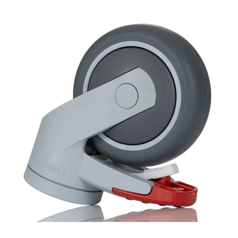 Tente Swivel Castor 75 kg Load Capacity 75 mm Wheel Diameter Thermoplastic Rubber 5325 PJP 075 S70 M10x15 (Levina)