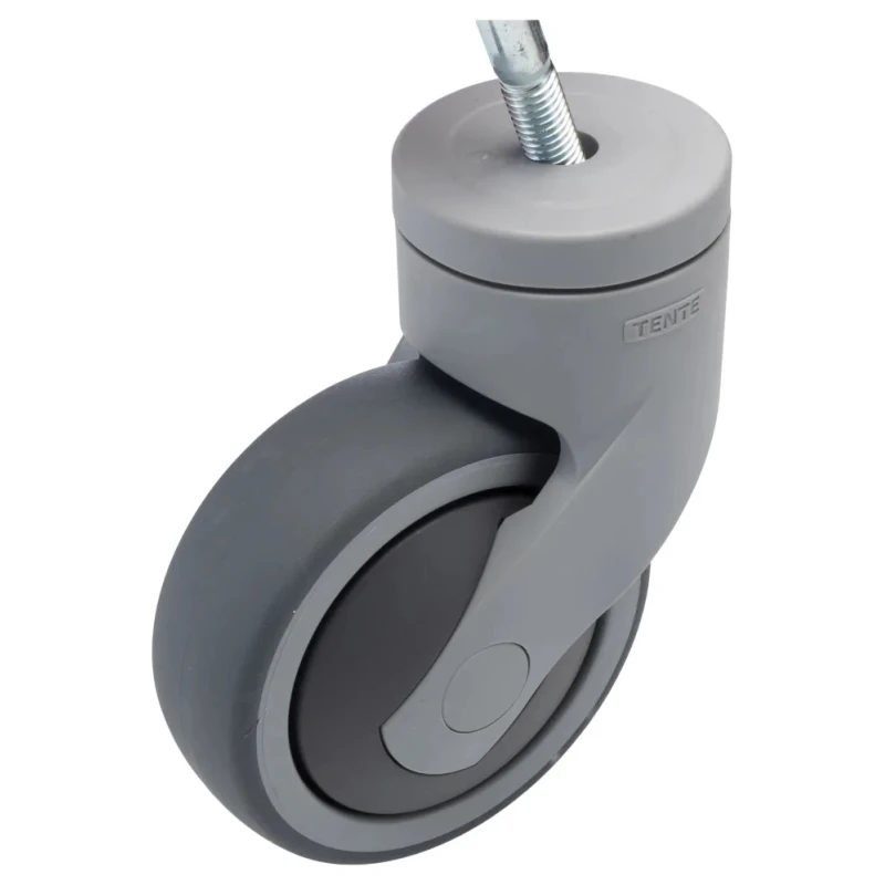 Tente Swivel Castor 100 kg Load Capacity 100 mm Polypropylene Wheel 5370PJP100P30-13 7001