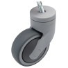 Tente Swivel Castor 100 kg Load Capacity 100 mm Polypropylene Wheel 5370PJP100P30-13 7001