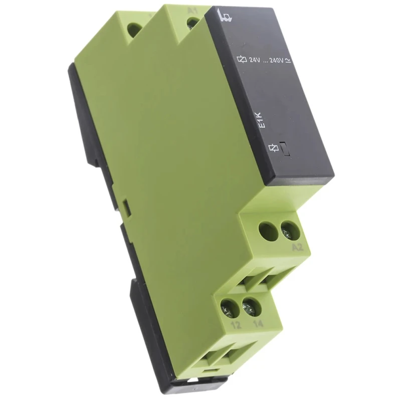 Tele ENYA Series Coupling Relay Interface Relay DIN Rail Mount 24, 240V AC/DC Coil Voltage 1CO Contact E1K 24-240VACDC