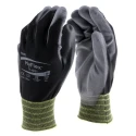Ansell HyFlex 11-601 Black Nylon Work Gloves Size 8 Polyurethane Coating 11601080