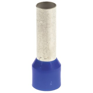 TE Connectivity Insulated Crimp Bootlace Ferrule 18 mm Pin Length 5.8 mm Pin Diameter Blue to 5 AWG Wire Size 2-966067-7
