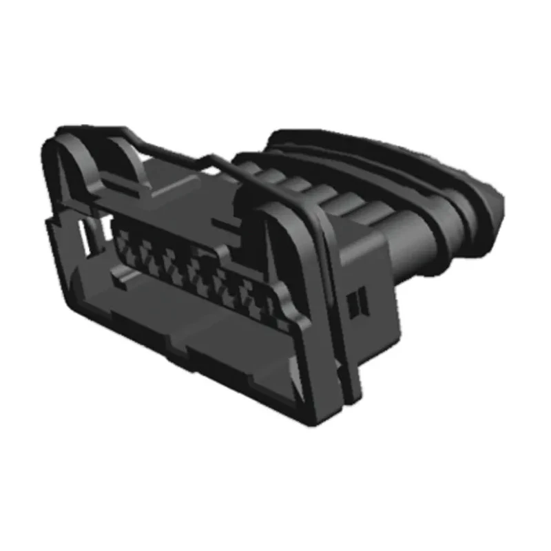 TE Connectivity Junior Power Timer Automotive Connector Female Black Cable 7 Way Solder Termination 282194-1