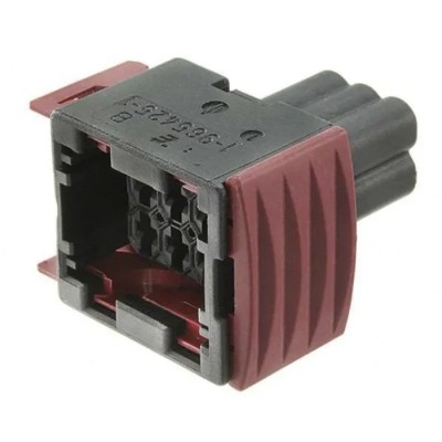 TE Connectivity Junior Power Timer Automotive Connector Female Grey Cable 6 Way Crimp Termination 2-963212-1