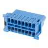 TE Connectivity MICRODOT Automotive Connector Female Blue Cable 16 Way Crimp Termination 1418984-1