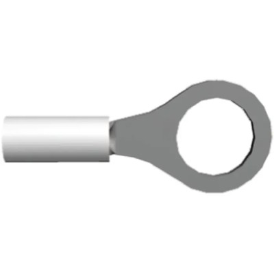 TE Connectivity PIDG Insulated Ring Terminal M5 Stud Size 24 AWG 20 AWG Wire Size Natural 323990