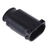TE Connectivity Micro Quadlok System Automotive Connector Male Natural Cable 6 Way Crimp Termination 1-967587-3