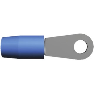 TE Connectivity TERMINYL Insulated Ring Terminal M6 Stud Size 6 AWG Wire Size Blue 324047
