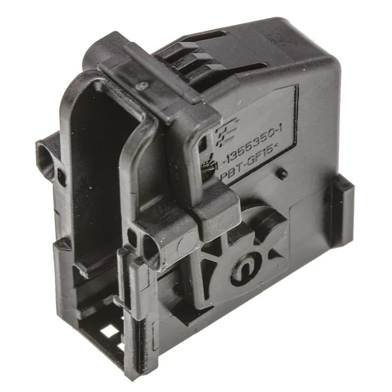 TE Connectivity Micro Quadlok System Automotive Connector Female Black Cable 18 Way Crimp Termination 1-1355350-1