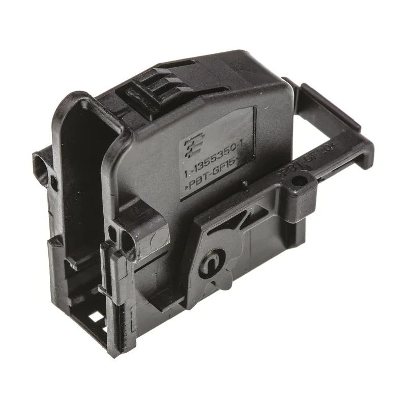 TE Connectivity Micro Quadlok System Automotive Connector Female Black Cable 18 Way Crimp Termination 1-1355350-1
