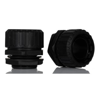Adaptaflex Non-Metallic System Conduit Fitting, 32 mm Nominal Size, Thread Size M32, Polyamide 66 7TCA296060R0135 XF32/M32/D