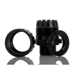 Adaptaflex Non-Metallic System Black Conduit Fitting 20 mm Nominal Size M20 Polyamide 66 Black 7TCA296060R0116 XF20/M20/D