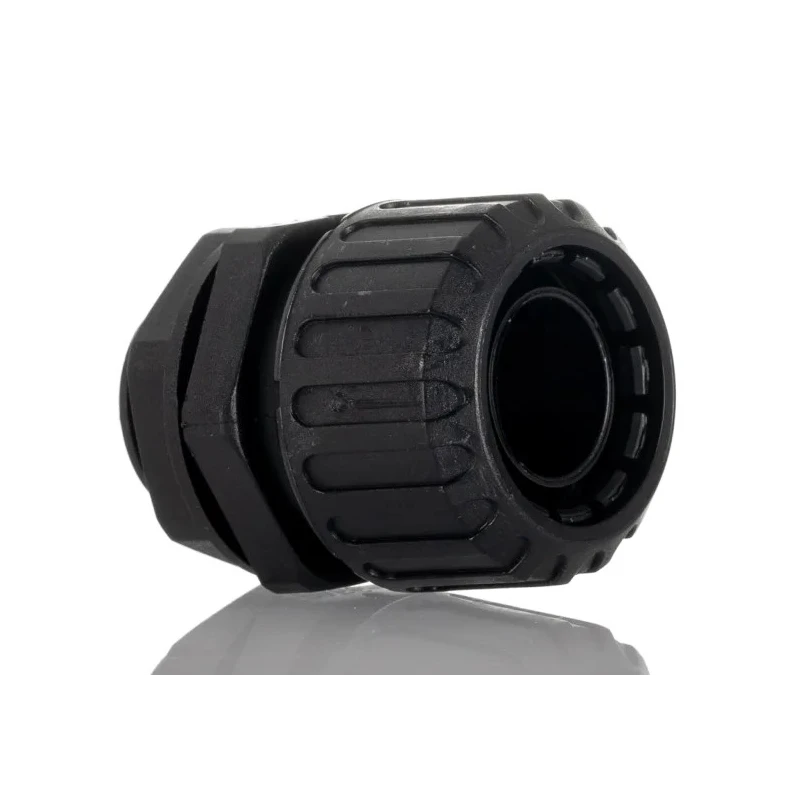 Adaptaflex Non-Metallic System Black Conduit Fitting 20 mm Nominal Size M20 Polyamide 66 Black 7TCA296060R0116 XF20/M20/D