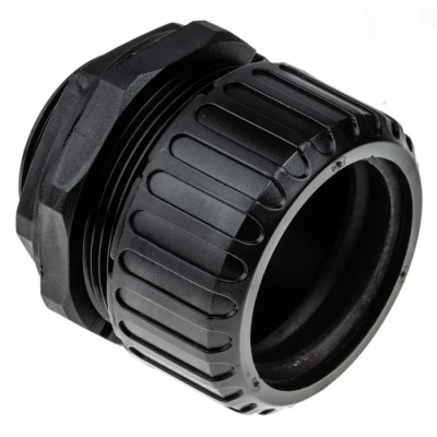 Adaptaflex Non-Metallic System Black Conduit Fitting 40 mm Nominal Size M40 Polyamide 66 IP65 XF 7TCA296060R0144 XF40/M40/D