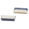 Omron 0.5 mm Pitch 20 Way Right Angle Female FPC Connector, Solder XF2M