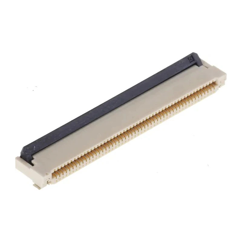 Omron 0.5 mm Pitch 50 Way Right Angle Female FPC Connector Surface Mount Solder Termination XF2M