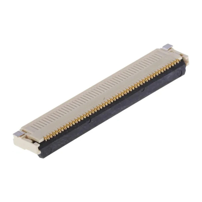 Omron 0.5 mm Pitch 50 Way Right Angle Female FPC Connector Surface Mount Solder Termination XF2M