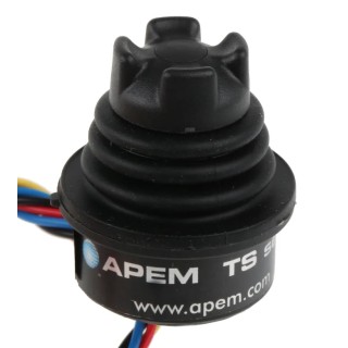 APEM TS 2-Axis Castle Handle Hall Effect Joystick IP68 IP69K 5 V dc