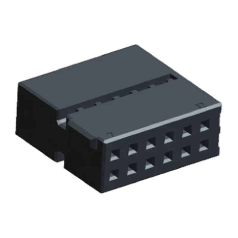 TE Connectivity Micro Quadlok System Automotive Connector Female Black Cable 12 Way Crimp Termination 1534100-1
