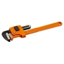 Bahco Pipe Wrench with 51 mm Jaw Capacity, 355 mm Overall Length, Chrome Finish, Steel Metal Handle 361-14
