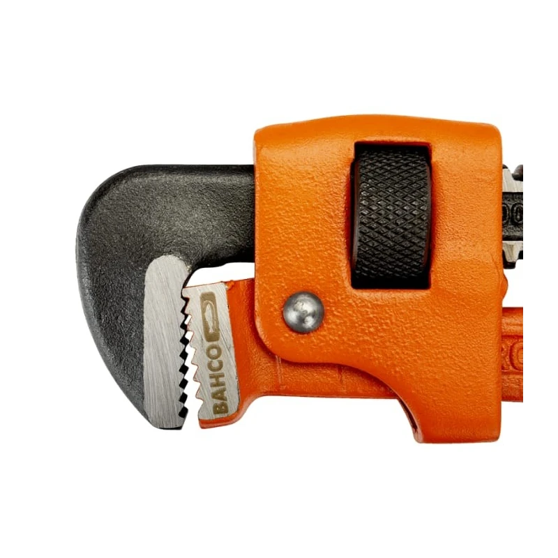 Bahco Pipe Wrench with 51 mm Jaw Capacity, 355 mm Overall Length, Chrome Finish, Steel Metal Handle 361-14