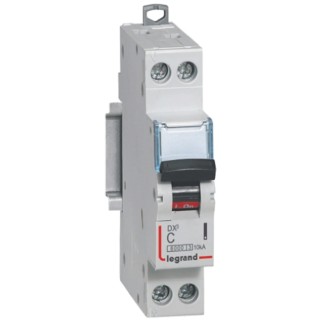 Legrand DX DX3 Miniature Circuit Breaker, 1-Pole, 1A, Type C, 230V AC, 10 kA Breaking Capacity 4 076 92
