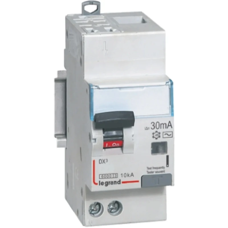 Legrand DX3 Series Residual Current Device 20A 1-Pole 30 mA Type C 100 kA 230V ac 4 108 02