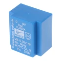 Block 9 V AC 1 Output Pin PCB Transformer, 0.35 VA, 230 V AC Primary, C-UL-US, ENEC 10 (VDE) VB 0,35/1/9