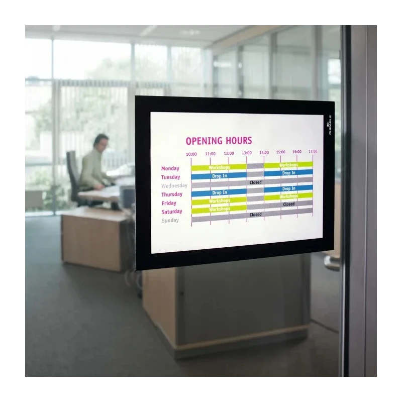 Durable Black A5 Document Display, 176 mm Height, 236 mm Width 4871-01