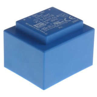 Block PCB Transformer 230 V ac Primary Voltage 18 V ac Secondary Voltage 5 VA Power 1 Output VC 5,0/1/18