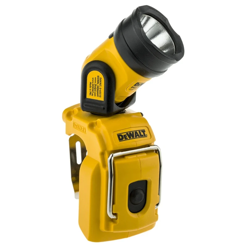 DeWALT LED Hand Lamp Yellow Rechargeable 10.8V Li-ion Compact Flashlight DCL510N-XJ