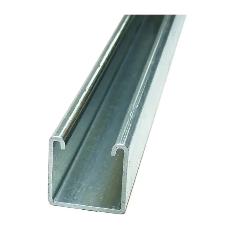 Unistrut Galvanised Steel U Shaped Splice Plate Bracket 21 x 41 mm Galvanised 3 m P3300x3m