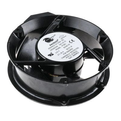 COMAIR ROTRON Patriot Series Axial Fan, 115V AC, 31W Power, 400 m³/h Air Flow, 171 mm Frame Size, Ball PT2B3 19028254A