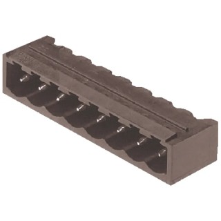 Weidmüller OMNIMATE SL Series Pluggable Terminal Block, 6-Contact, 5.08 mm Pitch, 1 Row, 400V, 19A, Glass Filled 1780220000